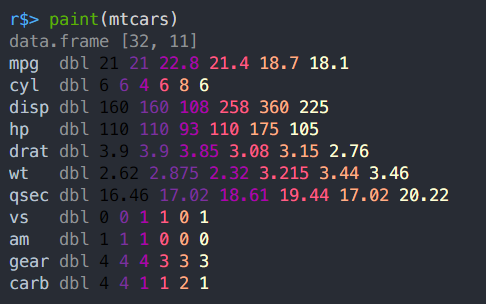 viridsパターン例(VSCode, radianターミナル)